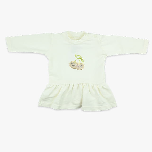 Haljinica za bebe Cherry u bež boji