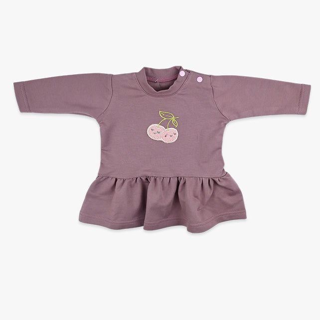 Haljinica za bebe Cherry u jorgovan boji