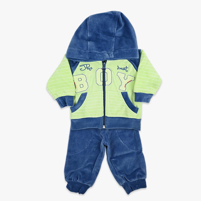 Plišani bebi komplet Best za dječake u zeleno-plavoj boji