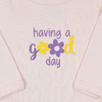 Bebi bodi dugih rukava od mekanog pamuka za bebe djevojčice u bebi roze boji