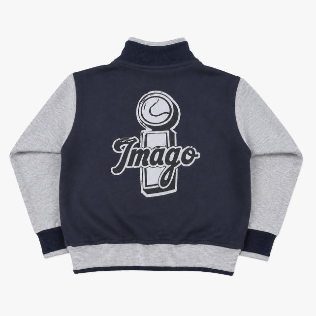 Dječija koledžica sa Imago motivom na leđima u tamno sivoj, fume boji
