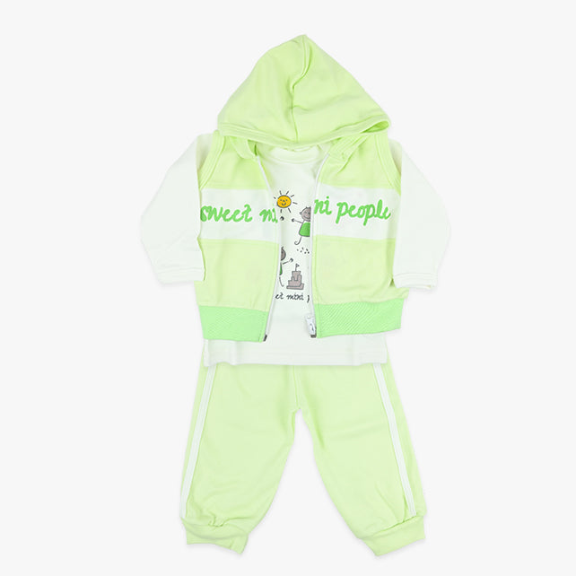 Komplet za bebe dječake Sweet Mini People u kivi zelenoj boji