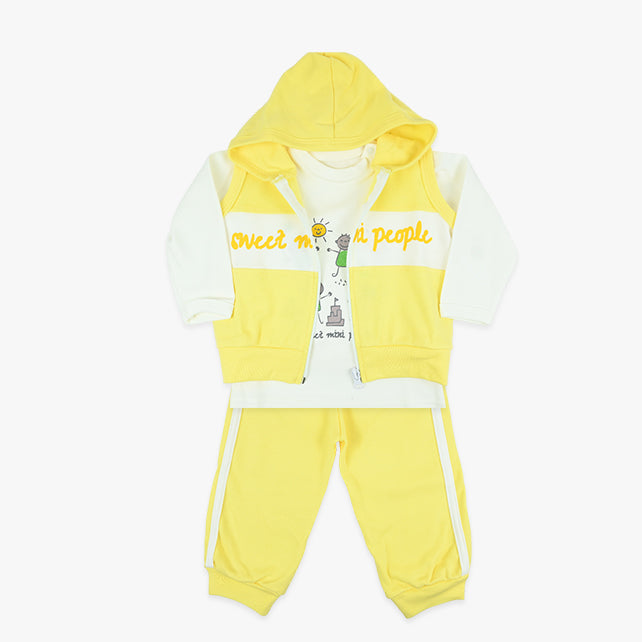 Komplet za bebe Sweet Mini People u žutoj boji