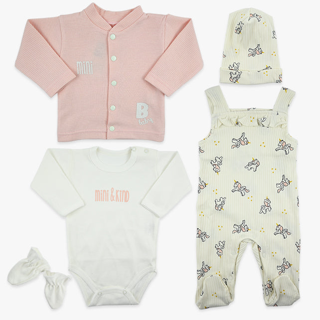 Set za iznošenje beba za djevojčice Mini & Kind – 5-dijelni – Imago