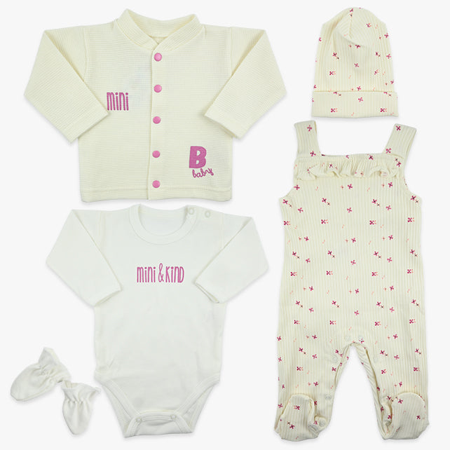 Set za iznošenje beba za djevojčice Mini & Kind – 5-dijelni – Imago