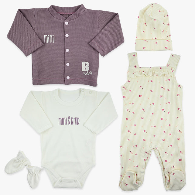 Set za iznošenje beba za djevojčice Mini & Kind – 5-dijelni – Imago