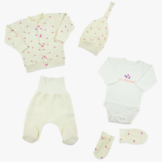 Set za iznošenje za djevojčice Floral – 5-dijelni 