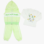 Komplet za bebe dječake Sweet Mini People u kivi zelenoj boji