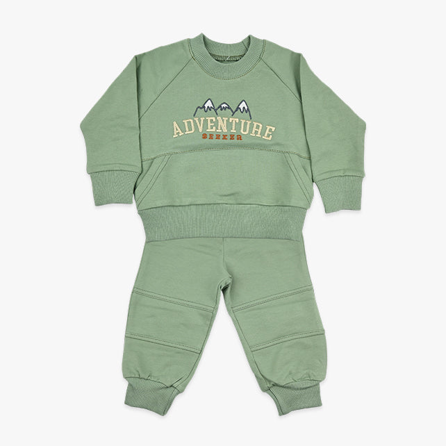 Trenerka za dječake Adventure u maslinasto zelenoj boji