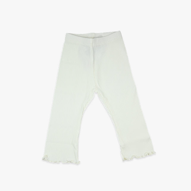 Bebi zvoncare od rebrastog pamuka u bež boji