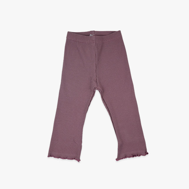 Bebi zvoncare od rebrastog pamuka u jorgovan boji